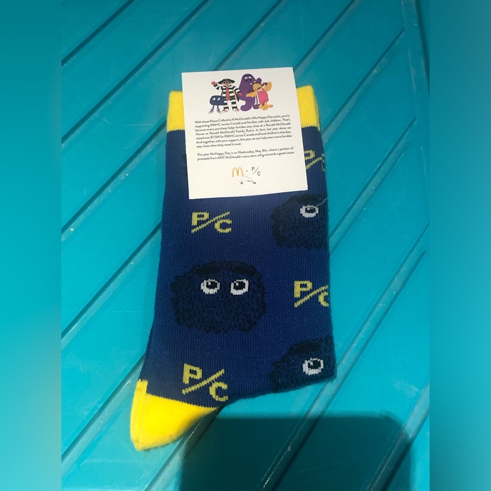 3/$40 McDonald’s Fry Guys Character Socks